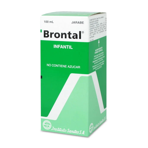Brontal Pediatrico Bromhexina/Clofenadiol 1mg/7mg/5ml Jarabe 100 ml