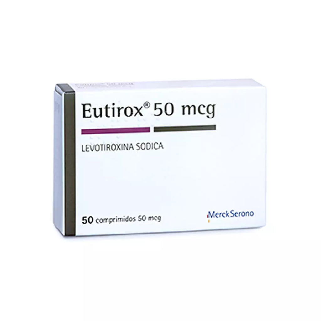 Eutirox Levotiroxina 50 mcg 50 Comprimidos