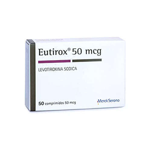Eutirox Levotiroxina 50 mcg 50 Comprimidos