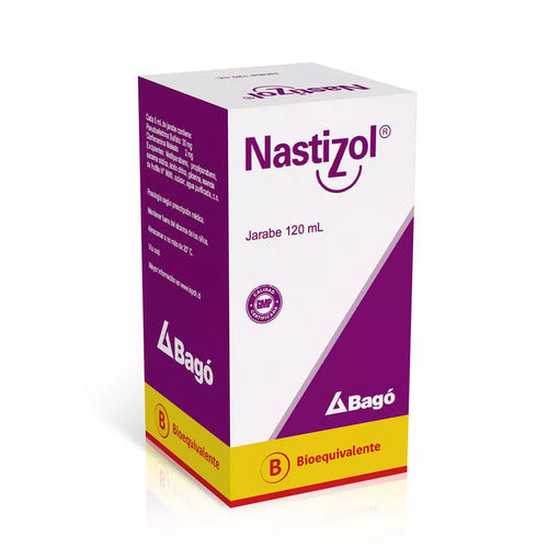 Nastizol Clorfenamina/Pseudoefedrina Jarabe 120 ml