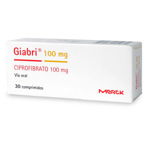 Giabri Ciprofibrato 100 mg 30 Comprimidos