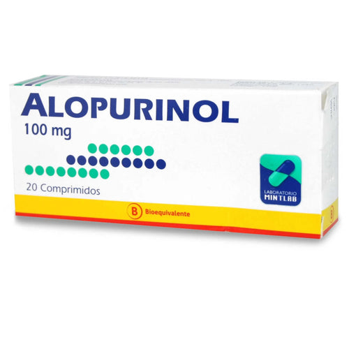 Alopurinol 100 mg 20 Comprimidos