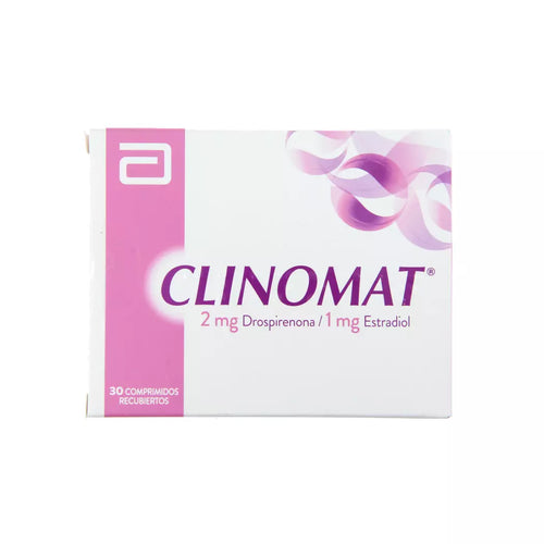Clinomat Drospirenona/Estradiol 2mg/1mg 30 Comprimidos Recubiertos