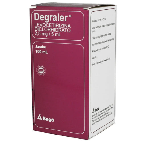 Degraler Levocetirizina 2.5mg/5ml Jarabe 100 ml