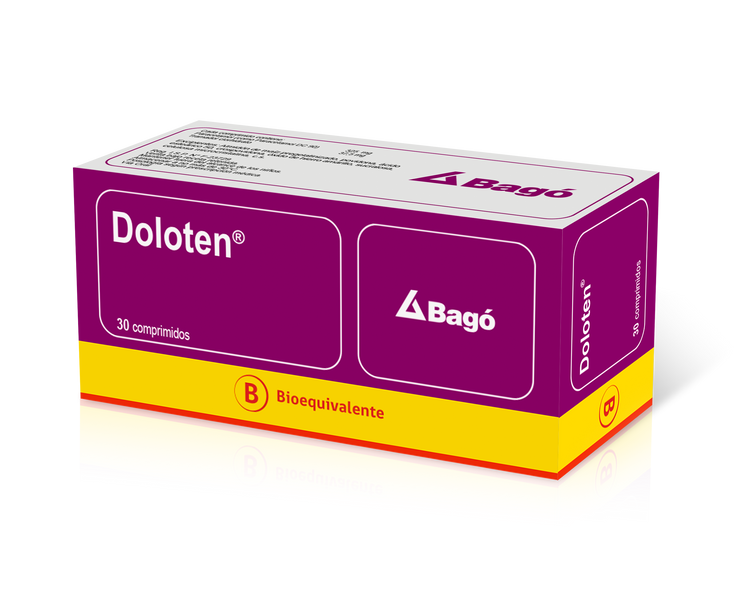 Doloten Paracetamol/Tramadol 325mg/37,5mg 30 Comprimidos Recubiertos