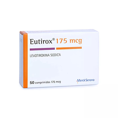 Eutirox Levotiroxina 175mcg 50 Comprimidos