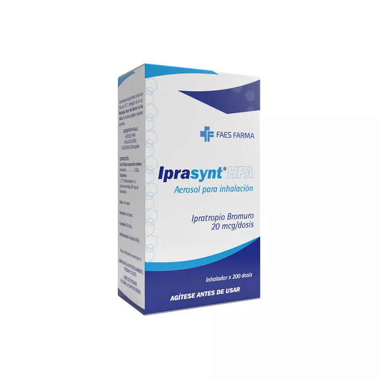 Iprasynt HFA Bromuro de Ipratropio 20 mcg 200 Dosis