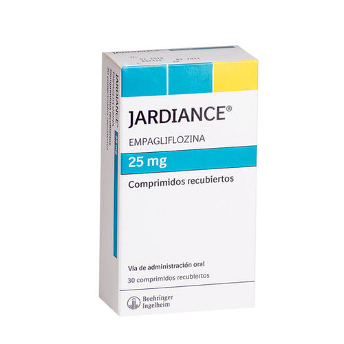 Jardiance Empagliflozina 25 mg 30 Comprimidos Recubiertos