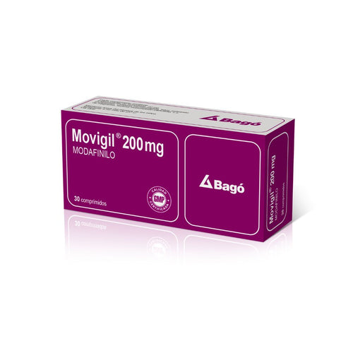 Movigil Modafinilo 200 mg 30 Comprimidos