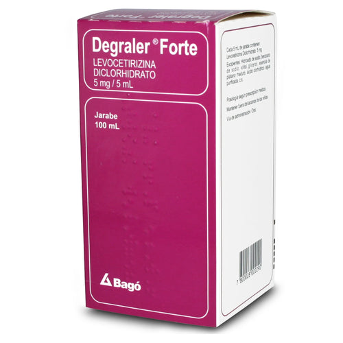 Degraler Forte Levocetirizina 5mg/5ml Jarabe 100 ml