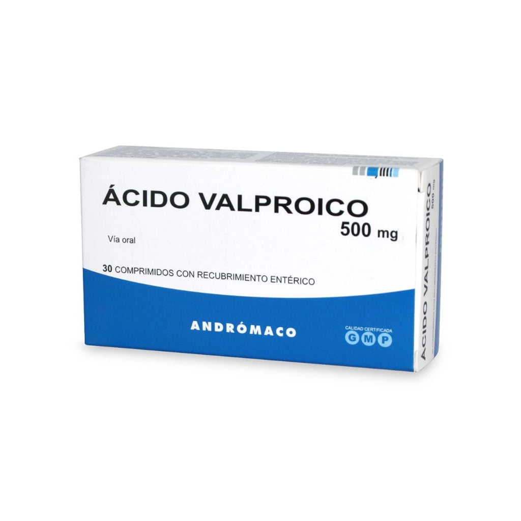 Acido Valproico 500 mg 30 Comprimidos Recubiertos