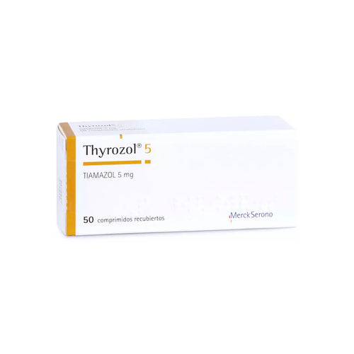 Thyrozol Tiamazol 5 mg 50 Comprimidos Recubiertos