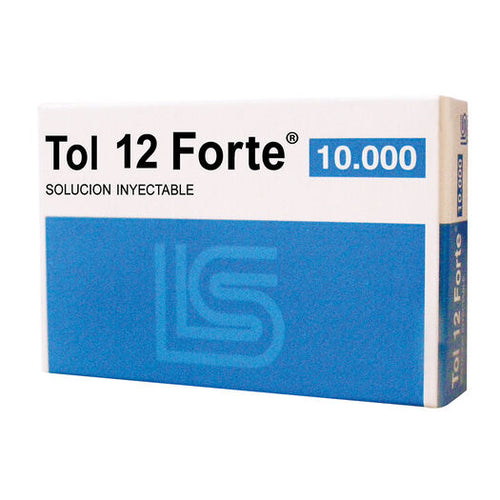 Tol 12 Forte 10000 Vitaminas B1/B6/B12 Inyectable 3 Ampollas