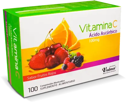 Vitamina C Acido Ascorbico 100 mg 100 Comprimidos