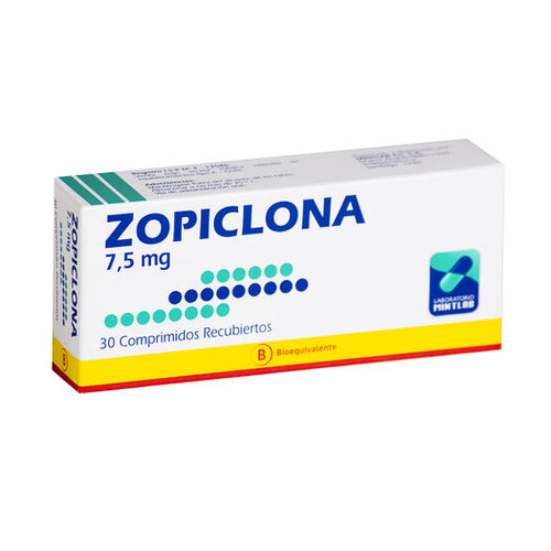 Zopiclona 7.5 mg 30 Comprimidos Recubiertos
