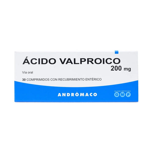 Acido Valproico 200 mg 30 Comprimidos Recubiertos