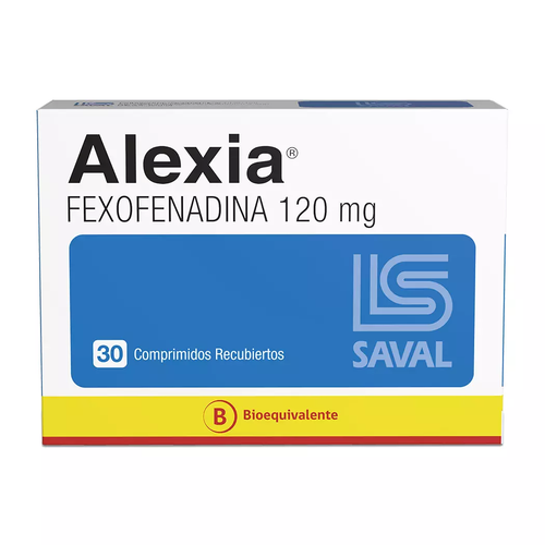 Alexia Fexofenadina 120 mg 30 Comprimidos Recubiertos