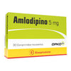 Amlodipino 5 mg 30 comprimidos