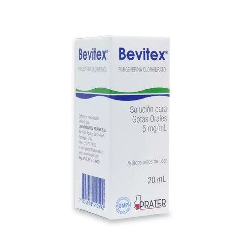 Bevitex Pargeverina 5mg/ml Gotas 20 ml