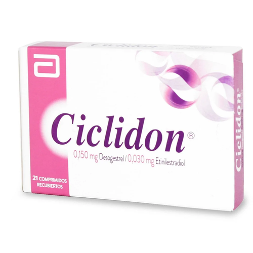 Ciclidon Desogestrel/Etinilestradiol 0,150mg/0,030mg 21 Comprimidos Recubiertos