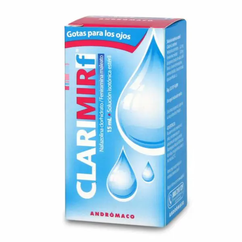 Clarimir-F Feniramina 3 mg Nafazolina 0,25 mg Solucion Oftalmica 15 ml