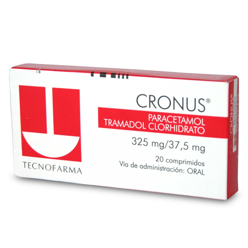 Cronus Paracetamol/Tramadol 325mg/37,5mg 20 Comprimidos