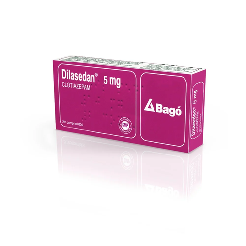 Dilasedan Clotiazepam 5 mg 30 Comprimidos