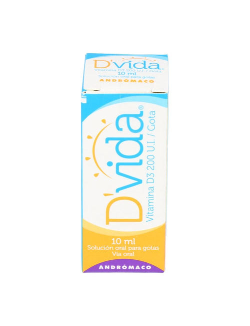Dvida Vitamina D3 200 UI/GT Gotas 10 ml