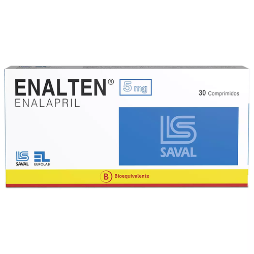 Enalten Enalapril 5 mg 30 Comprimidos