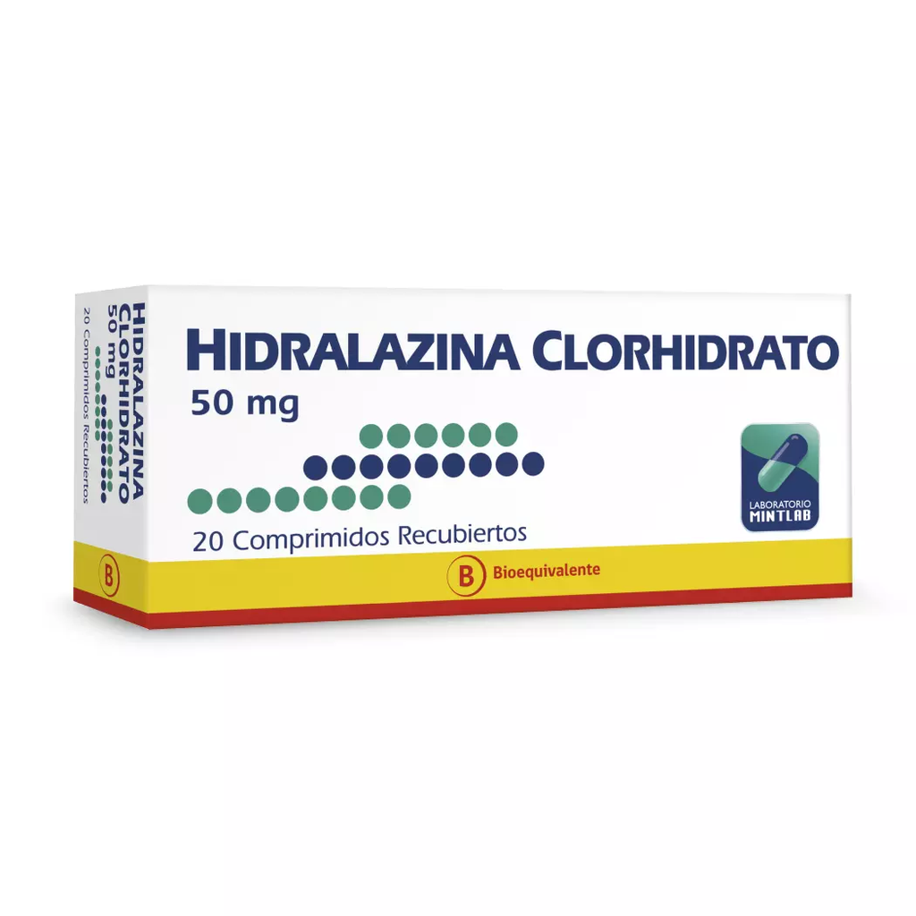 Hidralazina 50 mg 20 Comprimidos