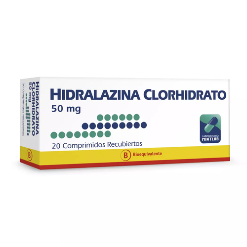 Hidralazina 50 mg 20 Comprimidos