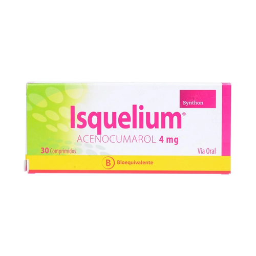 Isquelium Acenocumarol 4 mg 30 Comprimidos