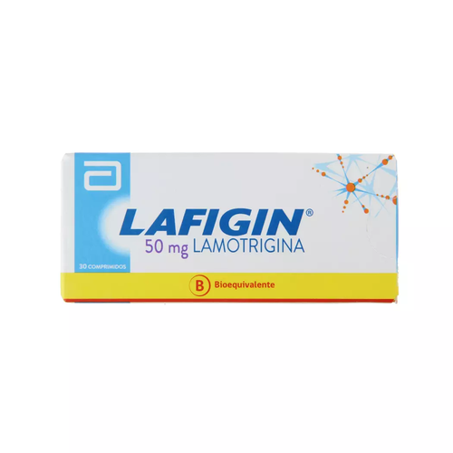 Lafigin Lamotrigina 50 mg 30 Comprimidos