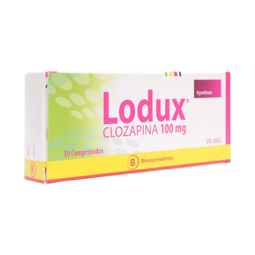 Lodux Clozapina 100 mg 30 Comprimidos