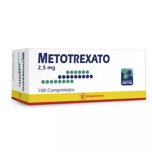 Metotrexato 2.5mg 100 Comprimidos