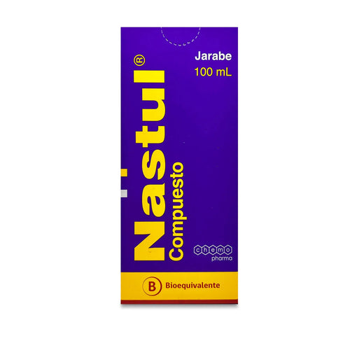 Nastul Compuesto Paracetamol/Pseudoefedrina/Clorfenamina Jarabe 100 ml