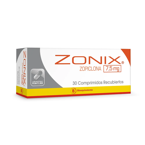 Zonix Zopiclona 7.5 mg 30 Comprimidos Recubiertos