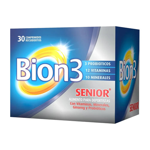 Bion 3 Senior Vitaminas 30 Comprimidos Recubiertos