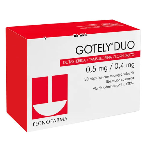 Gotely Duo Dutasterida/Tamsulosina 0,5mg/0,4mg 30 Capsulas