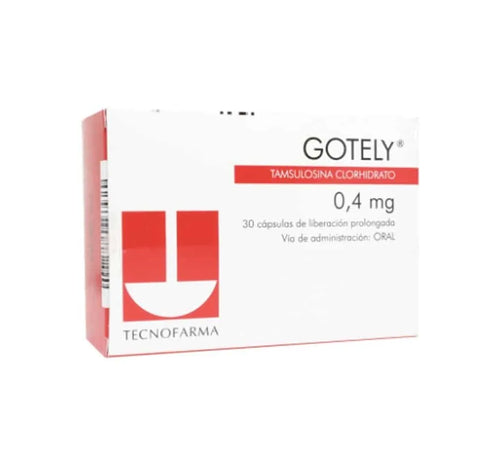 Gotely Tamsulosina 0.4 mg 30 Capsulas Liberacion Prolongada