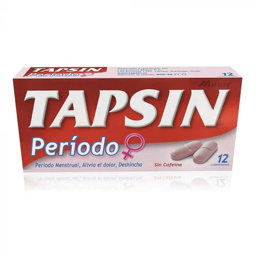 Tapsin Periodo Mepiramina/Pamabron/Paracetamol 12 Comprimidos