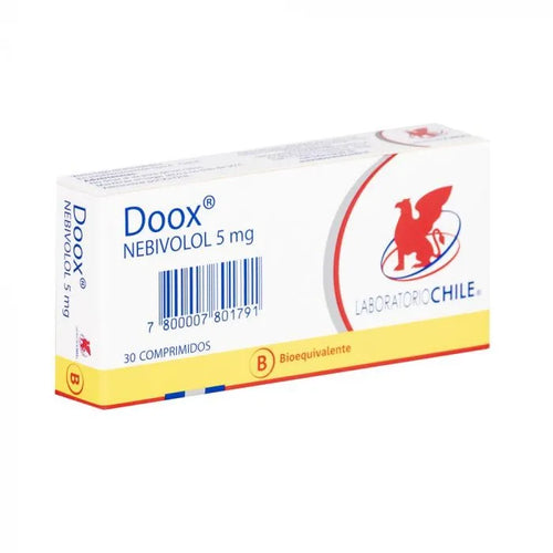Doox Nebivolol 5 mg 30 Comprimidos