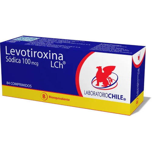 Levotiroxina 100 mcg 84 Comprimidos