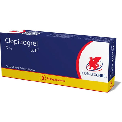 Clopidogrel 75 mg 30 Comprimidos Recubiertos