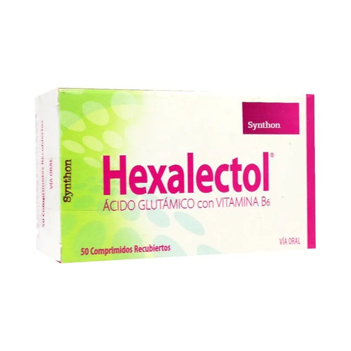 Hexalectol Acido Glutámico/Vitamina B6 50 Comprimidos Recubiertos