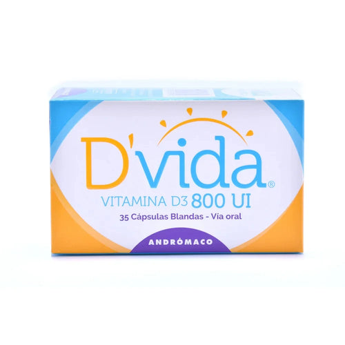 Dvida Vitamina D3 800 UI 35 Capsulas Blandas