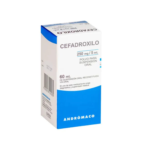 Cefadroxilo 250 mg/5ml Jarabe 60 ml