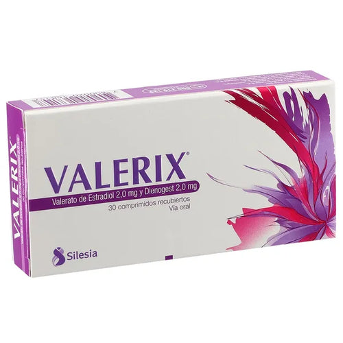 Valerix Estradiol/Dienogest 2mg/2mg 30 Comprimidos Recubiertos