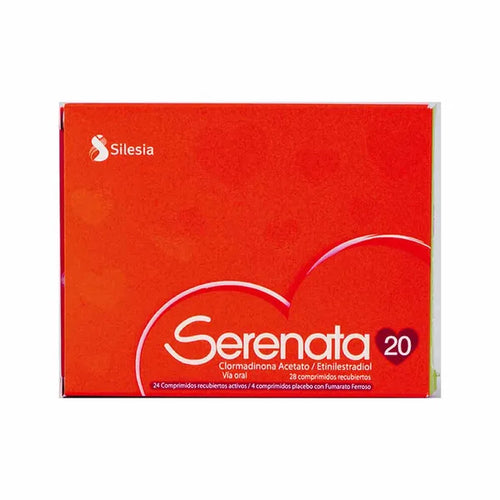 Serenata 20 Clormadinona/Etinilestradiol 28 Comprimidos Recubiertos