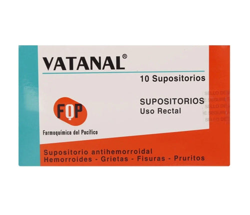 Vatanal Higado Bacalao 20 mg 10 Supositorios